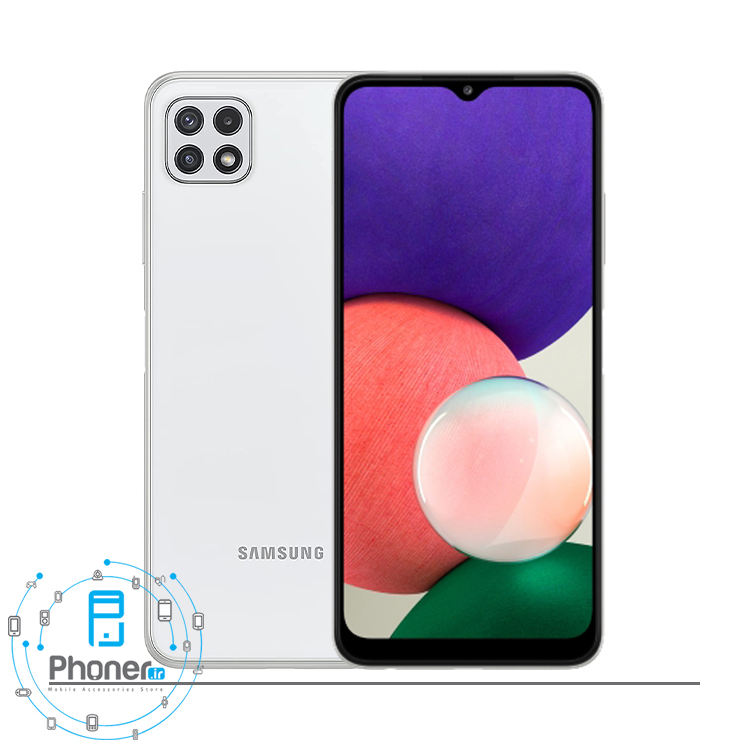 رنگ سفید گوشی موبایل Samsung SM-A226B/DS Galaxy A22 5G