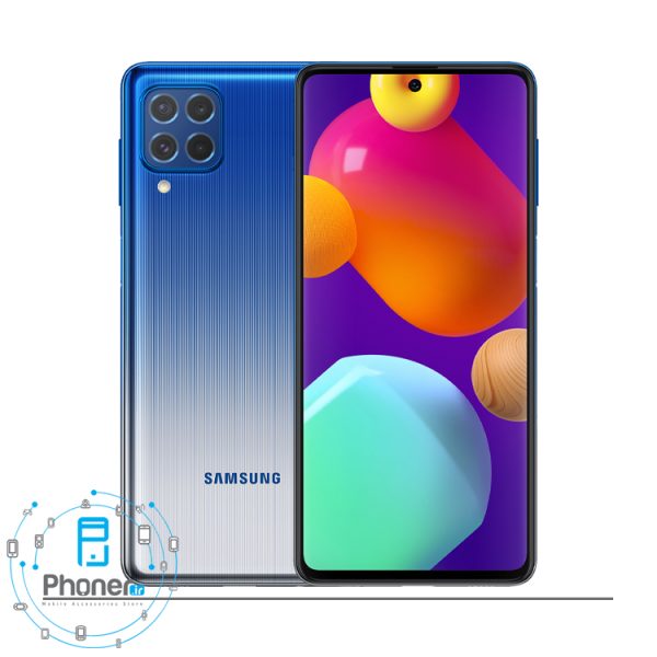 رنگ آبی گوشی موبایل Samsung SM-M625F/DS Galaxy M62
