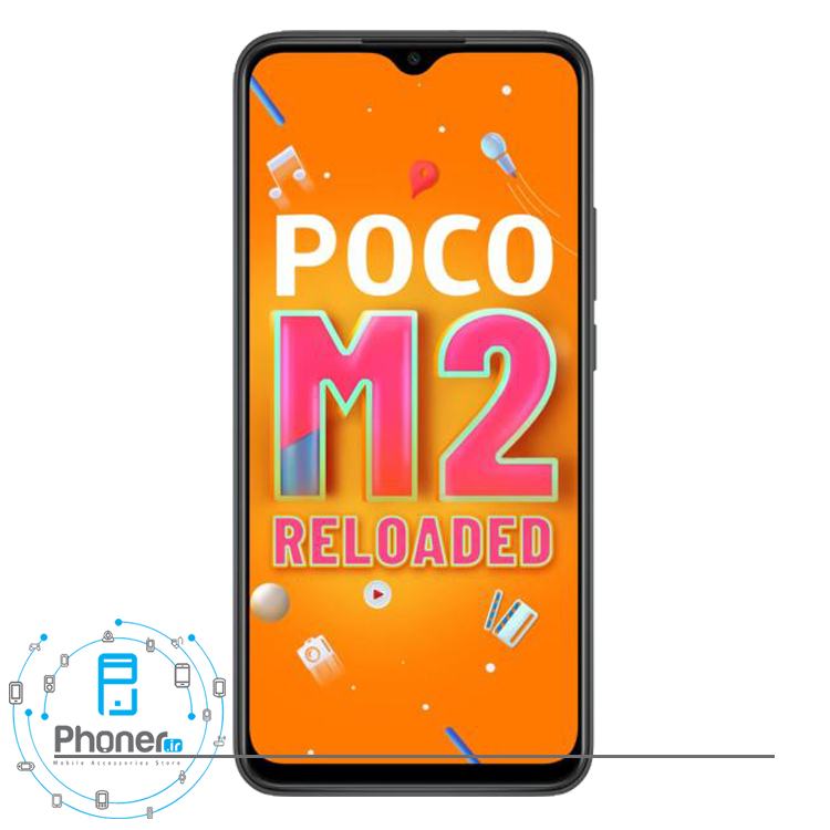 صفحه نمایش گوشی موبایل Xiaomi Poco M2 Reloaded در رنگ مشکی