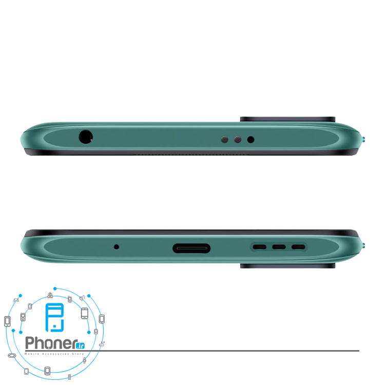 نمای بالا و پایین گوشی موبایل Xiaomi Redmi Note 10 5G