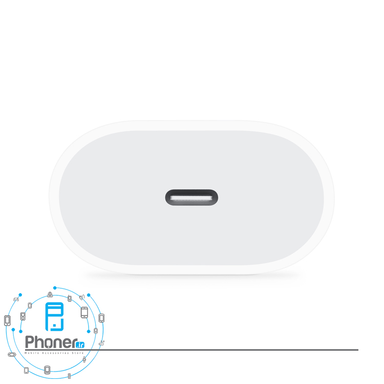 نمای درگاه تایپ سی شارژر Apple A2347 Fast Charger USB-C