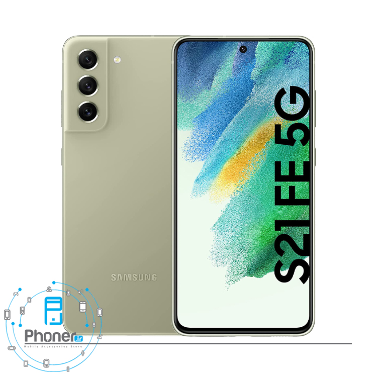رنگ زیتونی گوشی موبایل Samsung SM-G990E/DS Galaxy S21 FE 5G