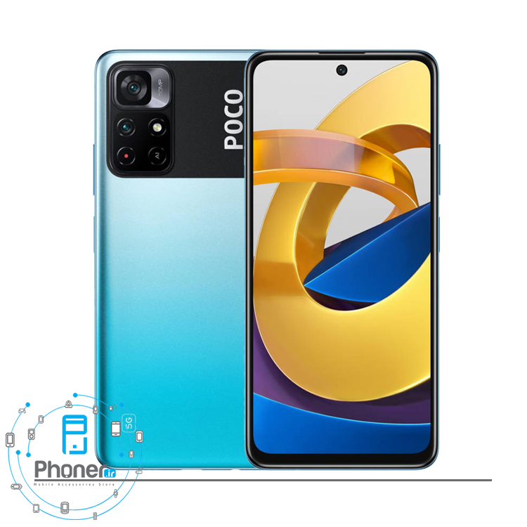 رنگ آبی گوشی موبایل Xiaomi Poco M4 Pro 5G