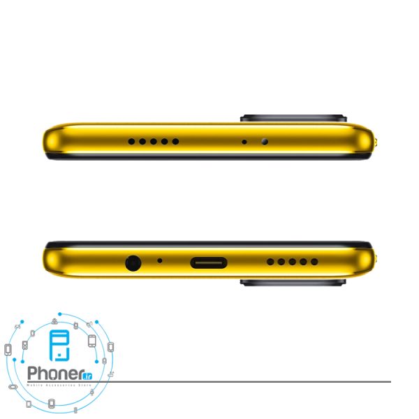 نمای بالا و پایین گوشی موبایل Xiaomi Poco M4 Pro 5G
