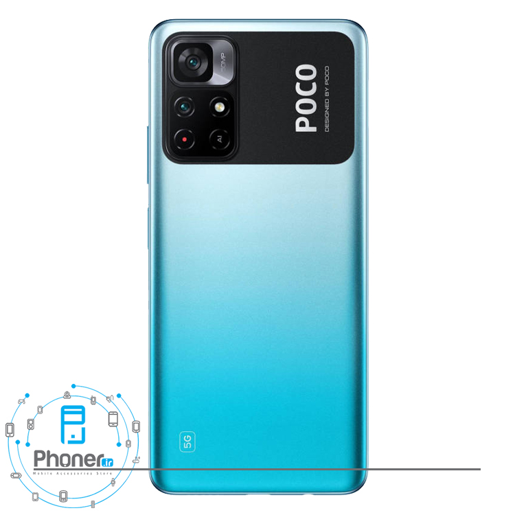 قاب پشتی گوشی موبایل Xiaomi Poco M4 Pro 5G در رنگ آبی