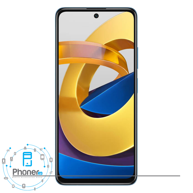 صفحه نمایش گوشی موبایل Xiaomi Poco M4 Pro 5G در رنگ آبی