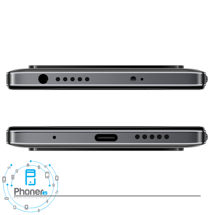 نمای بالا و پایین گوشی موبایل Xiaomi Poco M4 Pro