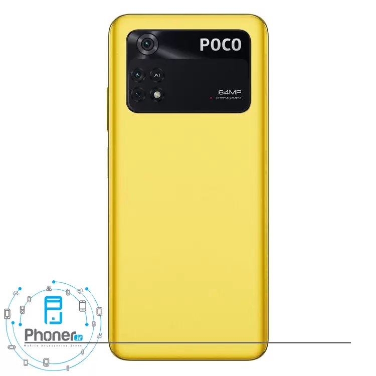 قاب پشتی گوشی موبایل Xiaomi Poco M4 Pro در رنگ زرد