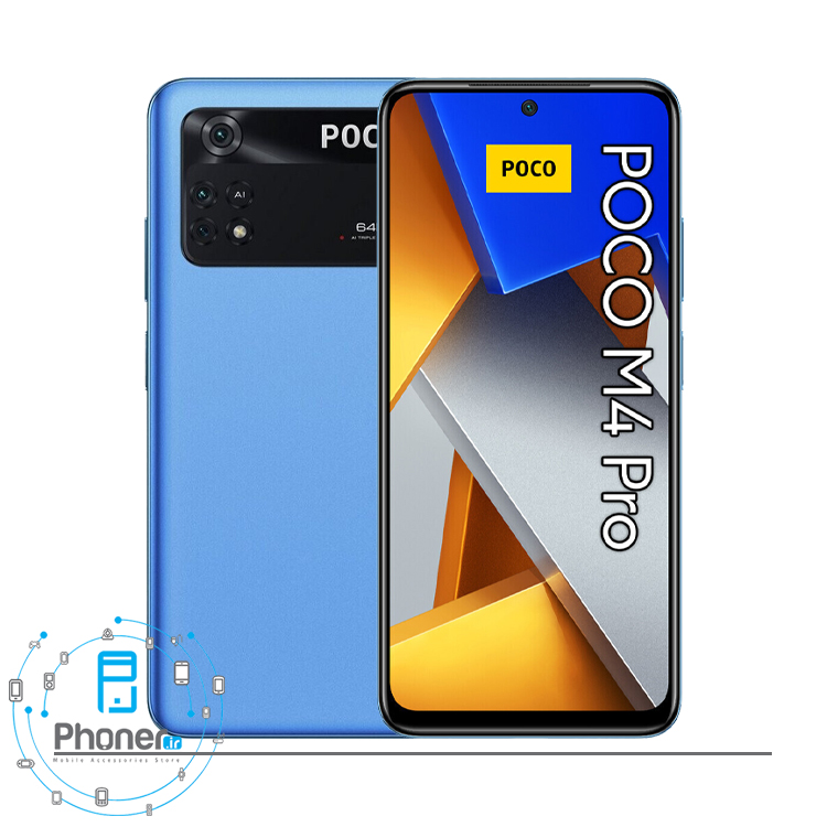 رنگ آبی گوشی موبایل Xiaomi Poco M4 Pro