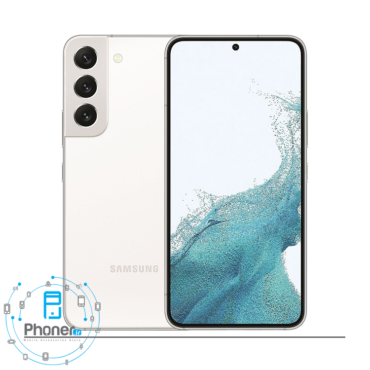 رنگ سفید گوشی موبایل Samsung Galaxy S22 5G