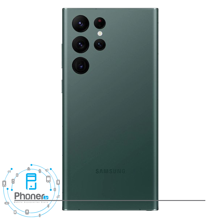 قاب پشتی گوشی موبایل Samsung Galaxy S22 Ultra 5G در رنگ سبز