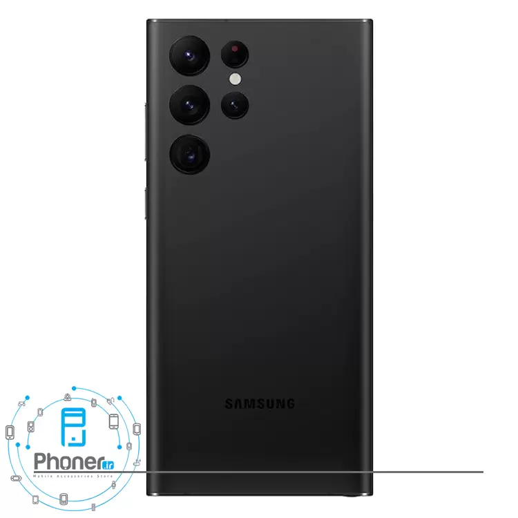 قاب پشتی گوشی موبایل Samsung Galaxy S22 Ultra 5G در رنگ مشکی