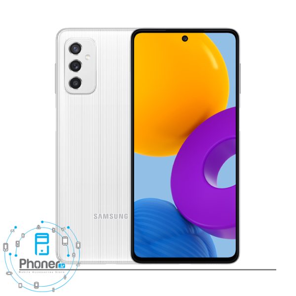 رنگ سفید گوشی موبایل Samsung SM-M526BR Galaxy M52 5G