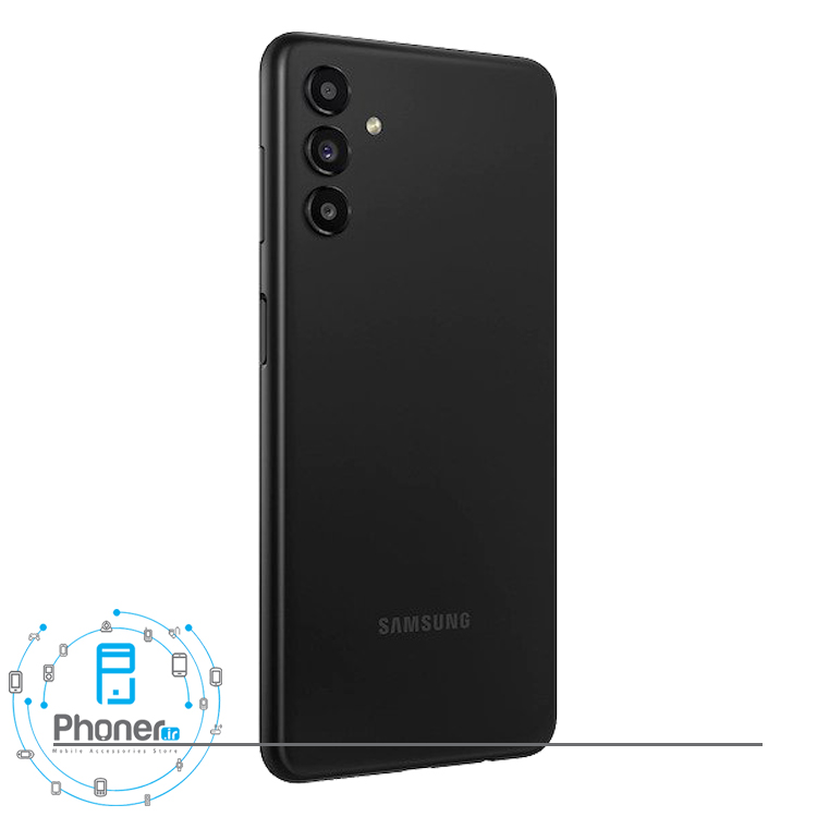 نمای کناری قاب پشتی گوشی موبایل Samsung SM-A136U Galaxy A13 5G در رنگ مشکی