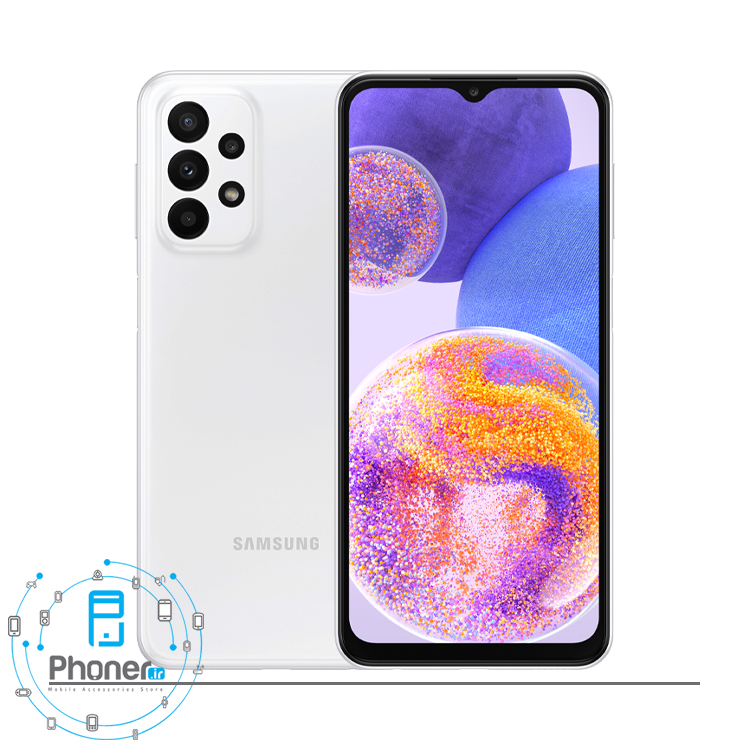 رنگ سفید گوشی موبایل Samsung SM-A235F Galaxy A23
