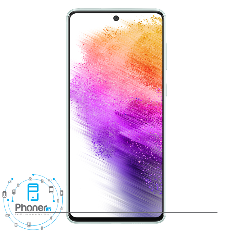 صفحه نمایش گوشی موبایل Samsung SM-A736B Galaxy A73 5G در رنگ نعنایی