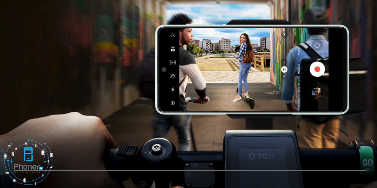 فیلم برداری با گوشی موبایل Samsung SM-A736B Galaxy A73 5G
