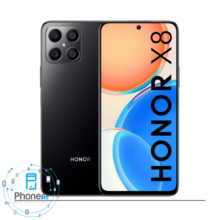 رنگ مشکی گوشی موبایل Honor X8