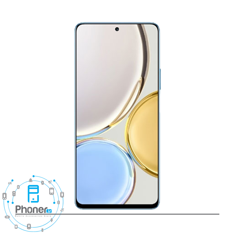 صفحه نمایش گوشی موبایل Honor X9 در رنگ آبی