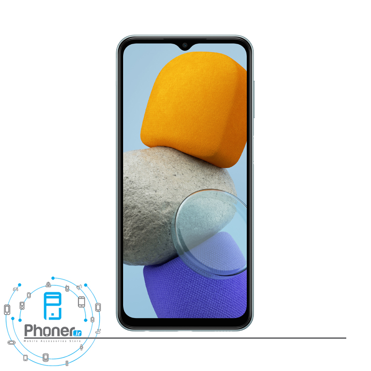 صفحه نمایش گوشی موبایل Samsung Galaxy M23 5G در رنگ آبی