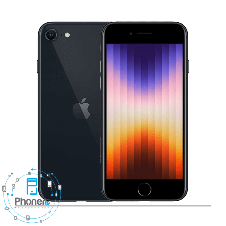 رنگ مشکی گوشی موبایل مدل iPhone SE 2022 5G