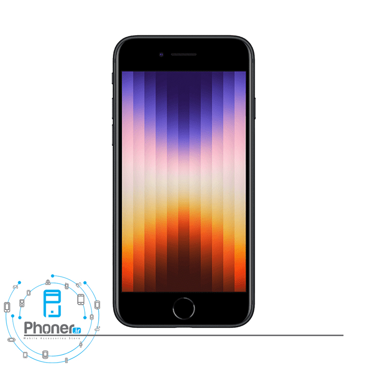 صفحه نمایش گوشی موبایل مدل iPhone SE 2022 5G در رنگ مشکی