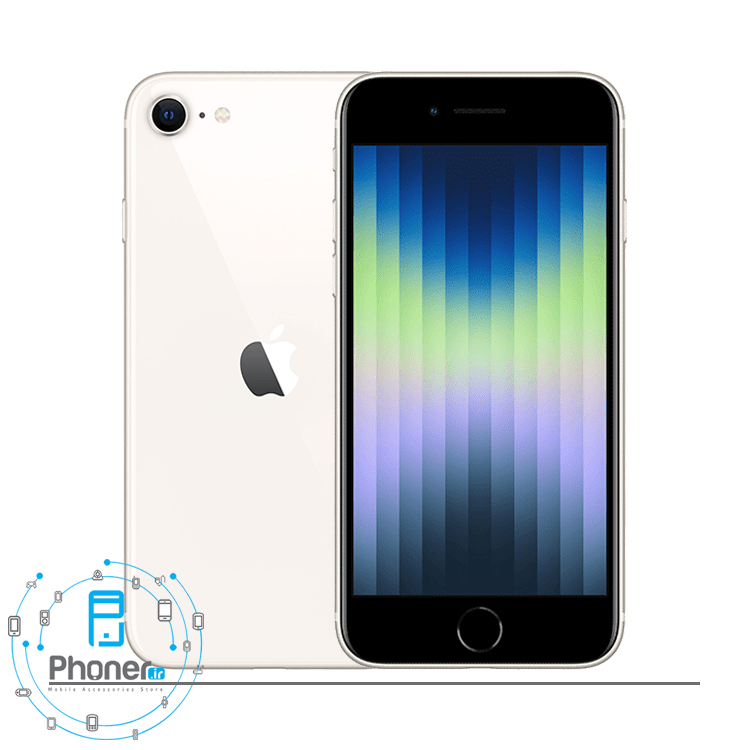 رنگ سفید گوشی موبایل مدل iPhone SE 2022 5G