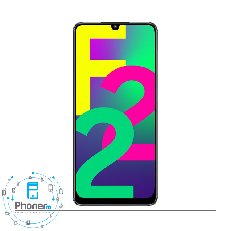 صفحه نمایش گوشی موبایل Samsung Galaxy F22 در رنگ مشکی