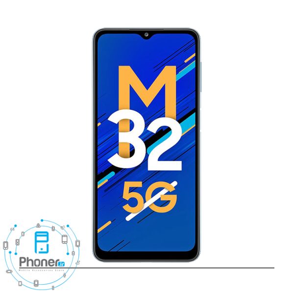 صفحه نمایش گوشی موبایل Samsung Galaxy M32 5G در رنگ آبی