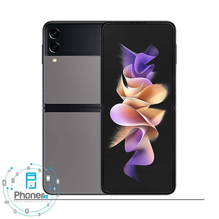 رنگ خاکستری گوشی موبایل Samsung Galaxy Z Flip3 5G