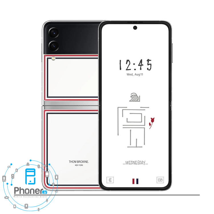 طرح Thom Browne Edition گوشی موبایل Samsung Galaxy Z Flip3 5G