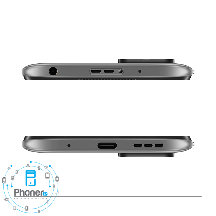 نمای بالا و پایین گوشی موبایل Xiaomi Redmi 10 Prime