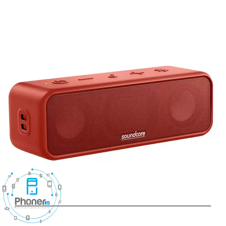رنگ قرمز اسپیکر بلوتوثی Anker A3117011 Soundcore 3 Exceptional Clarity Speaker