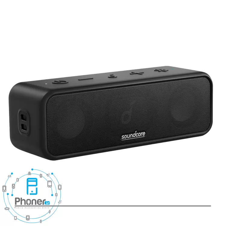 رنگ مشکی اسپیکر بلوتوثی Anker A3117011 Soundcore 3 Exceptional Clarity Speaker