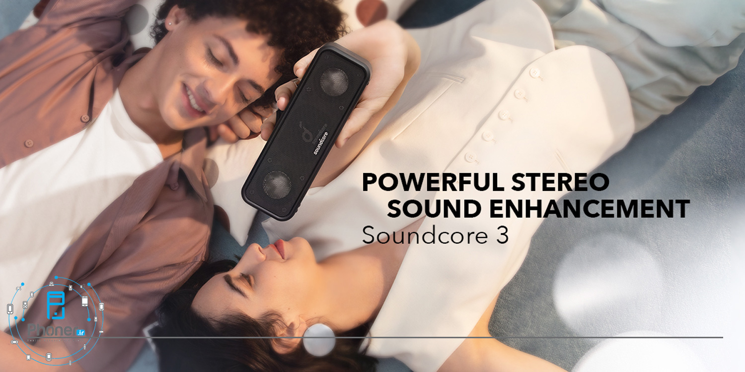 اسپیکر بلوتوثی Anker A3117011 Soundcore 3 Exceptional Clarity Speaker