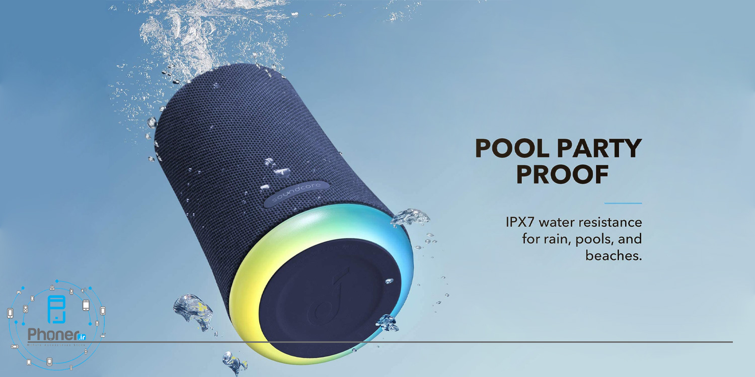 مقاومت در برابر آب اسپیکر بلوتوثی Anker A3167 Soundcore Flare Mini Waterproof