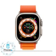 نمای روبرو ساعت هوشمند Apple Watch Ultra با بند Alpine loop