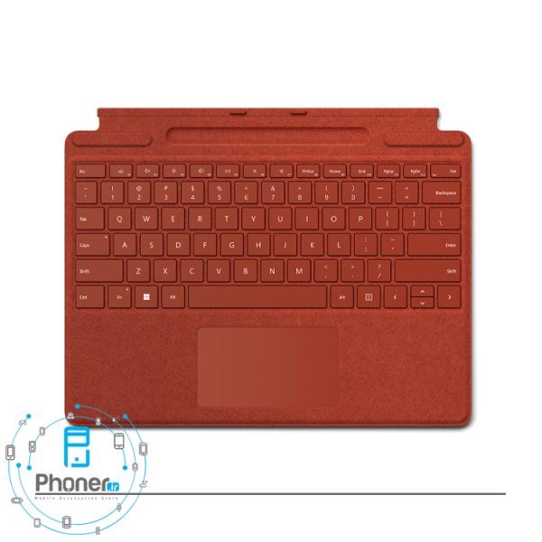 رنگ قرمز کیبورد Surface Pro Signature Keyboard مایکروسافت