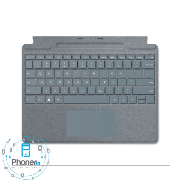 رنگ آبی کیبورد Surface Pro Signature Keyboard مایکروسافت