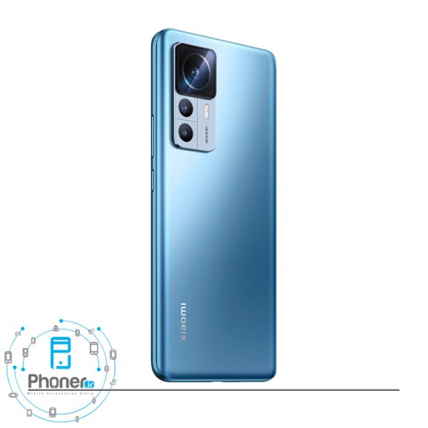 نمای کناری قاب پشتی گوشی موبایل شیائومی Xiaomi 12T Pro 5G در رنگ آبی