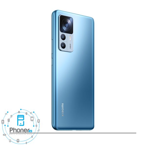 نمای کناری قاب پشتی گوشی موبایل شیائومی Xiaomi 12T 5G در رنگ آبی