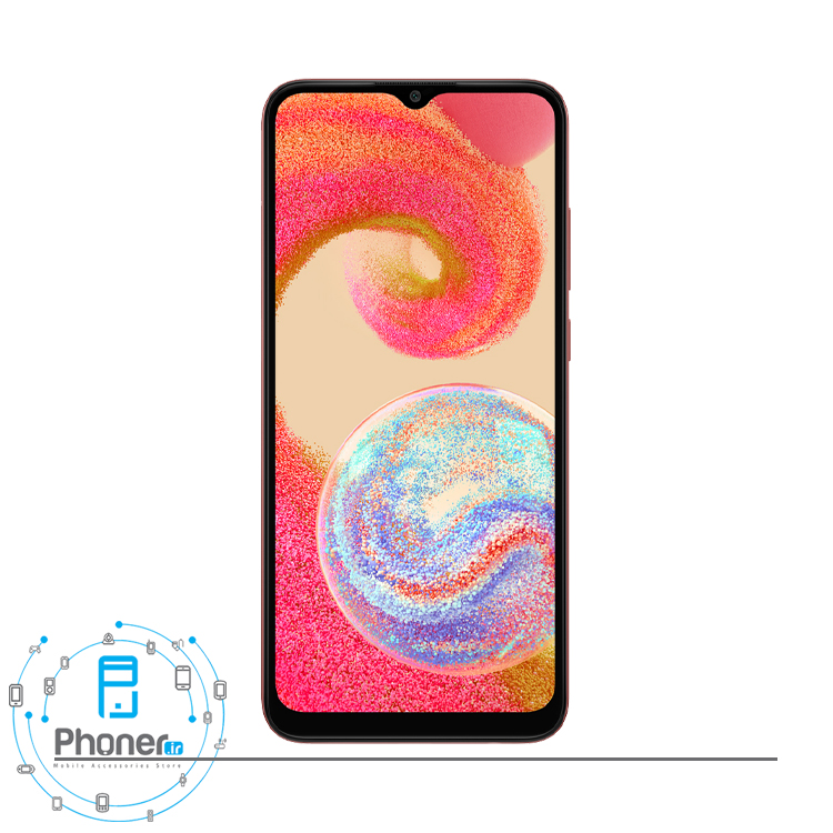 صفحه نمایش گوشی موبایل سامسونگ Galaxy A04e در رنگ صورتی