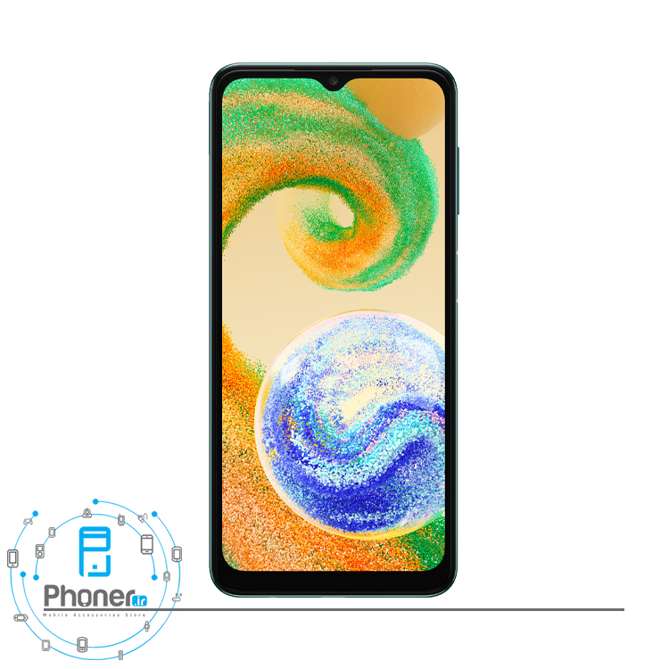صفحه نمایش گوشی موبایل Samsung Galaxy A04s در رنگ سبز