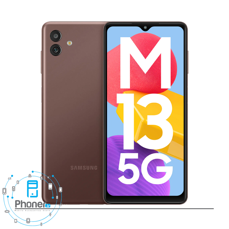 رنگ قهوه‌ای گوشی موبایل Samsung Galaxy M13 5G
