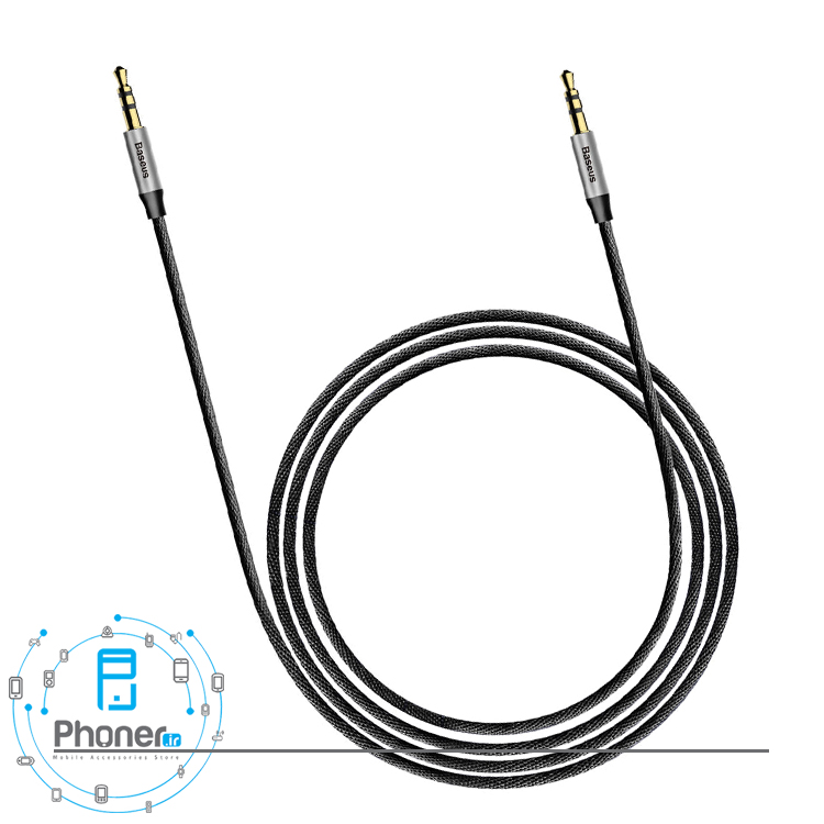 نمای کلی کابل AUX مدل Baseus CAM30-BS1 Yiven Audio cable