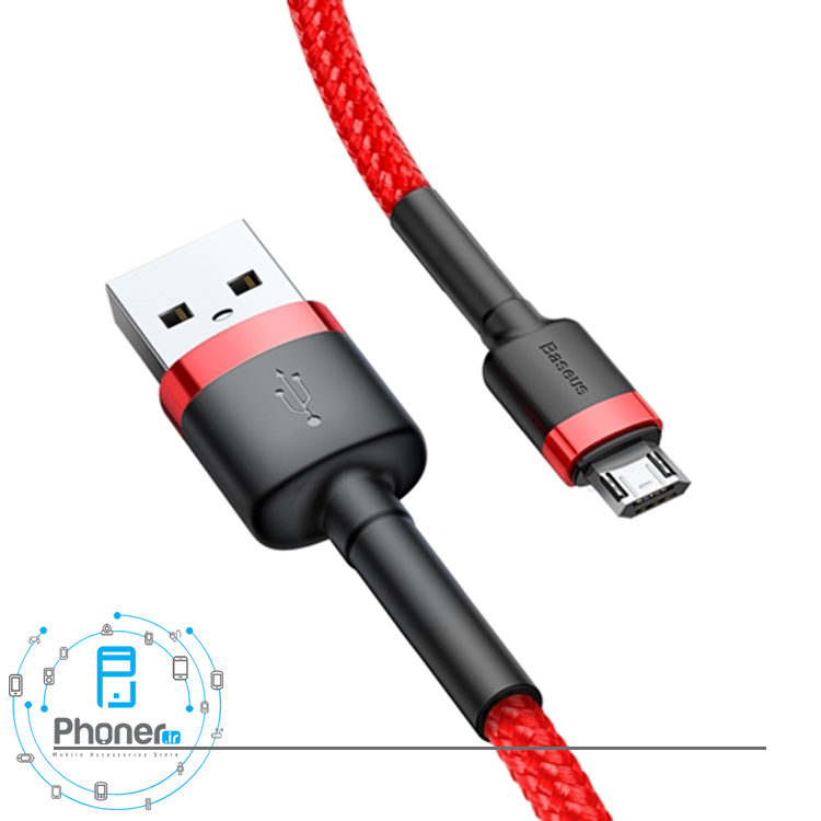 کابل USB به Micro-USB مدل Cafule Cable در رنگ قرمز