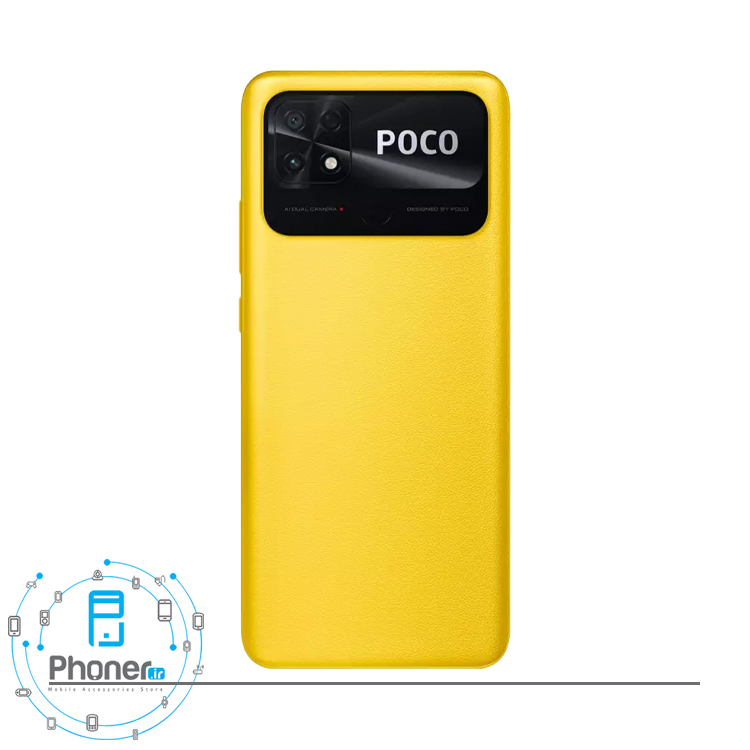 قاب پشتی گوشی موبایل شیائومی Poco C40 در رنگ زرد