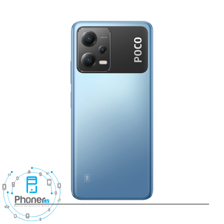 قاب پشتی گوشی موبایل شیائومی Poco X5 5G در رنگ آبی