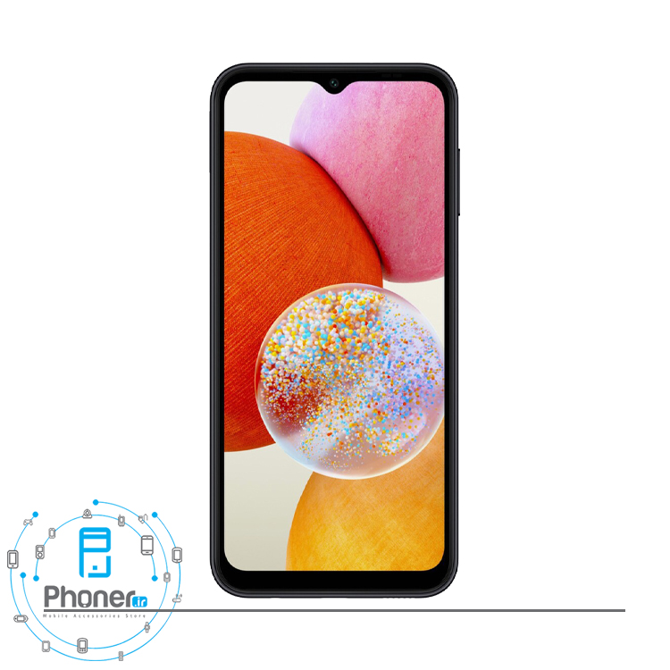 صفحه نمایش گوشی موبایل سامسونگ Galaxy A14 در رنگ مشکی