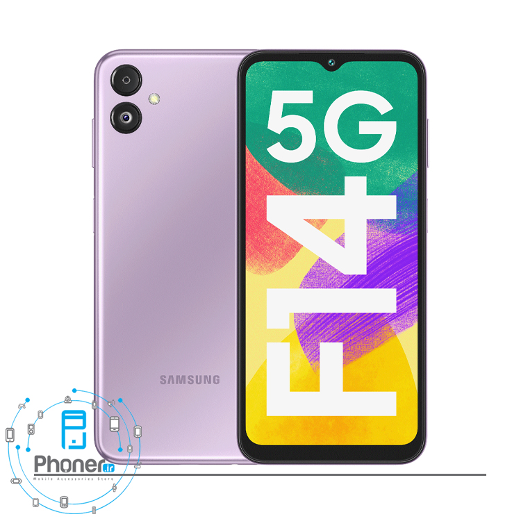 رنگ بنفش گوشی موبایل سامسونگ Galaxy F14 5G